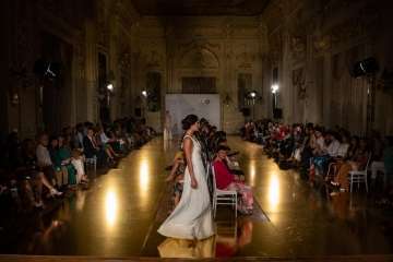 El espíritu heroico de las mujeres, protagonista de los diseños de la 2Âª jornada de GC Colección Bridal (Foto TA)